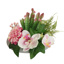 ORCHID ZINNIA IN OVAL PLANTER 17X22X15CM PINK