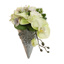 ORCHID HYDRANGEA ARR IN HANGING PLANTER 15X10X30CM GREEN