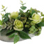 ROSE ARR IN OVAL PLANTER 32X15X20CM GREEN