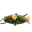 CALLA ROSE ARR ON OVAL PLATE 30X15X13CM ASSORTED